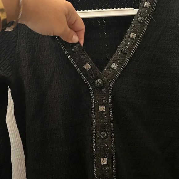 ! LEO & UGO Black Sweater size 1 - Picture 3 of 5